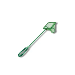 3 İnç Akvaryum Balık Kepçesi - 7,5 cm İnce Gözenekli Yumuşak Ağ (32 cm Saplı)