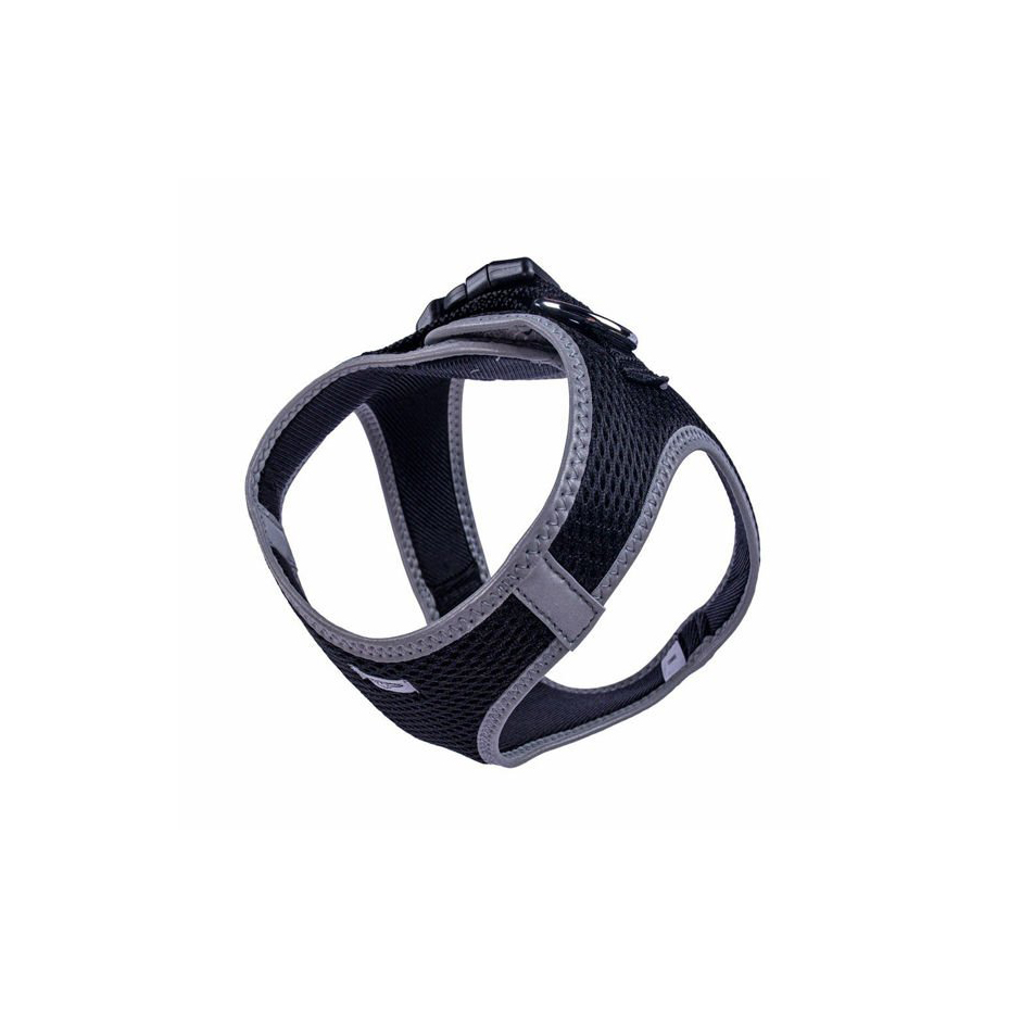 Doggie Havalı Dokuma Reflektör Küçük Irk Köpek Göğüs Tasması Medium Siyah 38-44 Cm- 3056