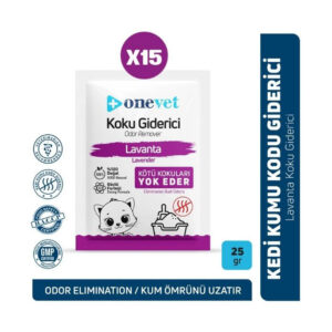 OneVet Lavanta Kokulu Kedi Kumu Koku Giderici - 25 Gr