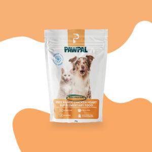 PAWPAL Freeze Dried %100 Doğal Tavuk Yüreği Premium Kedi ve Köpek Ödül Maması 40 Gr (Yüksek Protein)