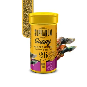 Supranom Guppy Profesyonel Lepistes Balık Yemi - 100 ml (No. 26)