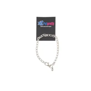 Petpretty Silver Şık Tasarımlı Medium Köpek Kolyesi 35 cm