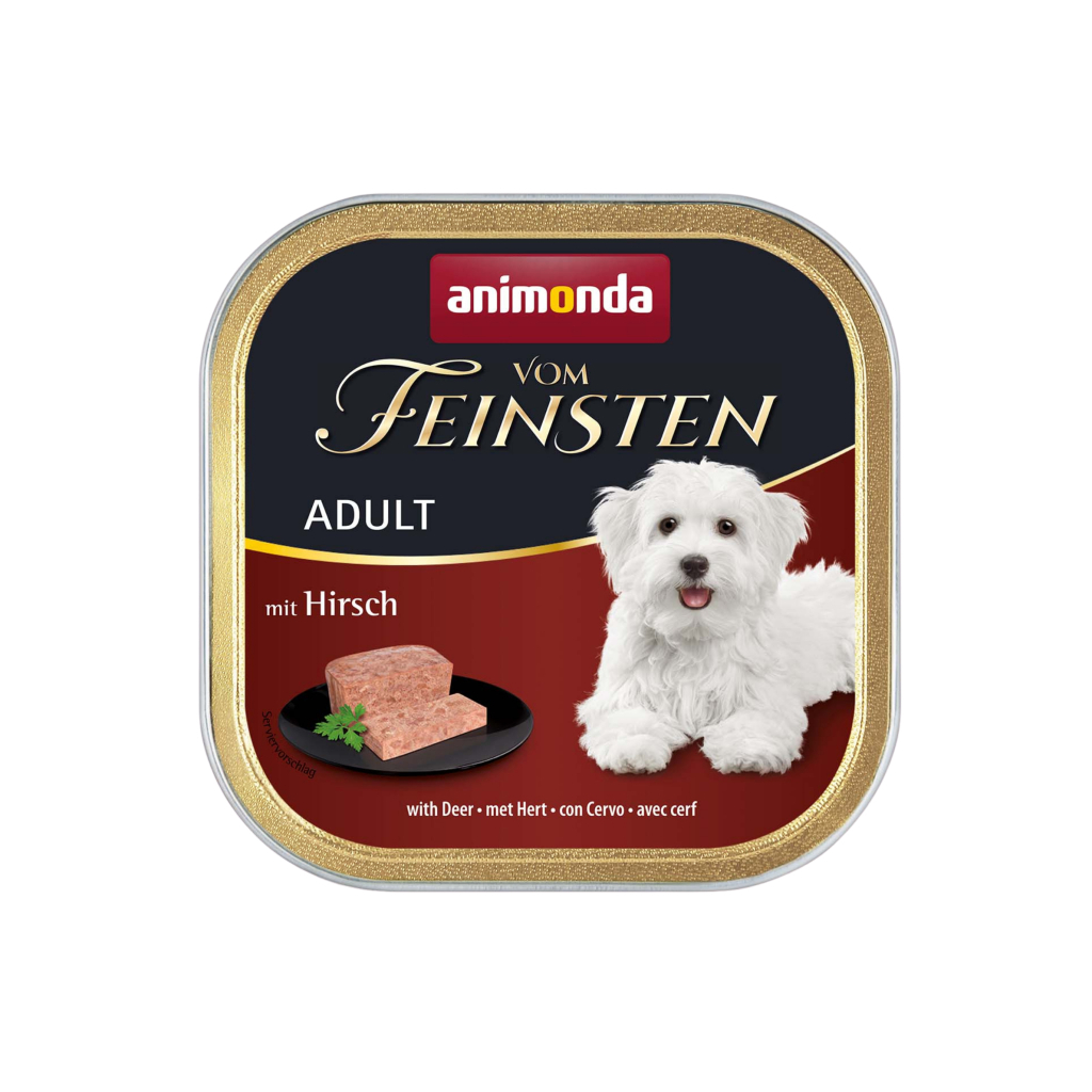 3178-ANİMONDA Vom Feinsten Geyik Etli Yetişkin Köpek Konservesi 150gr