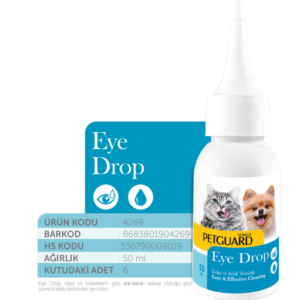 Petguard Kedi ve Köpek Göz Bakım Damlası (Losyonu) 50 ml