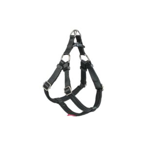 DOCA Dokuma Soft Siyah Köpek Göğüs Tasması Small 1,5x46-56 cm