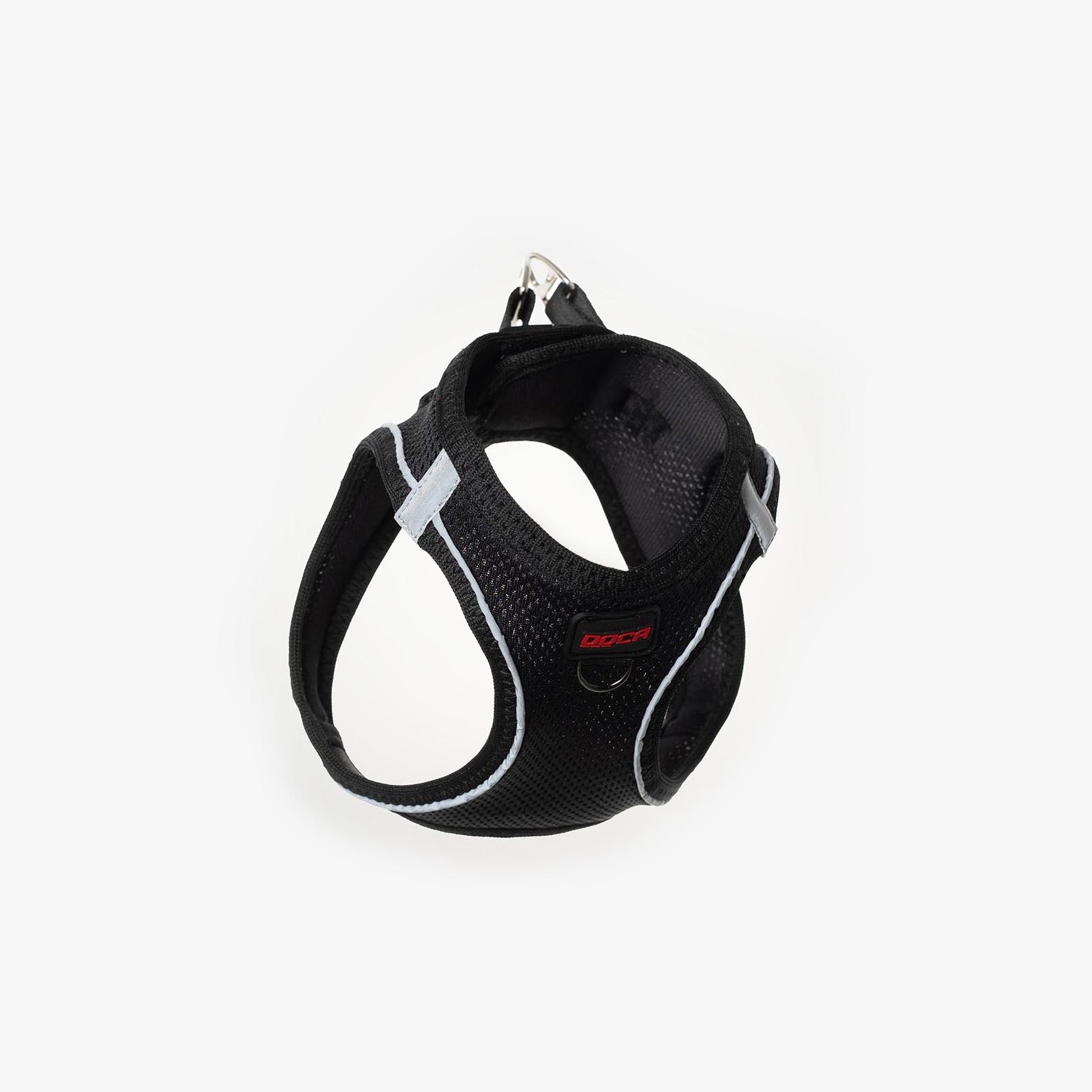 DOCA Siyah-Air-Mesh-Köpek Göğüs Tasması XS-3120