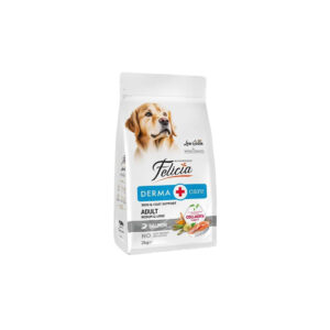 Felicia Derma Care Somonlu Orta ve Büyük Irk Yetişkin Köpek Maması 3 KG