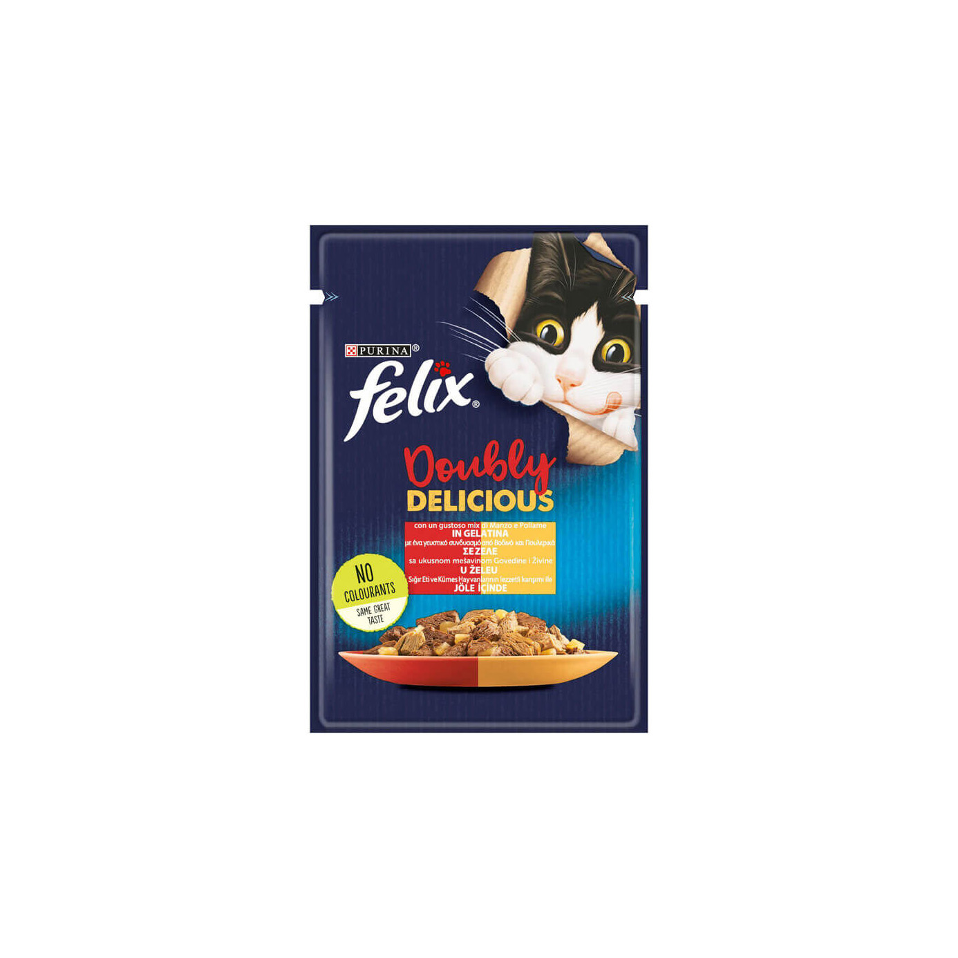 FELİX ÇİFTE LEZZET SIĞIR&TAVUKLU YAŞ MAMASI 85 GR-2131