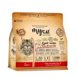 Mycat Kuzu Etli Az Tahıllı Yetişkin Kedi Maması 2 Kg