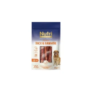 Nutri Canin Duck & Rawhide Ördek Etli Sarılı Kemik Köpek Ödülü 80 Gr