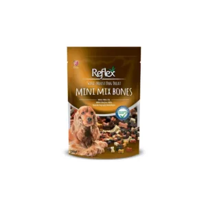 Reflex Semi-Moist Mini Mix Bones Yumuşak Köpek Ödül Maması 150 Gr