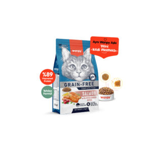 Wanpy Tahılsız Somonlu Yetişkin Kedi Maması 1,5 KG