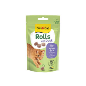 GimCat Rolls Ördekli Kedi Ödül Tableti 50 gr