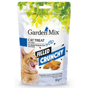 Garden Mix Ton Balıklı İçi Dolgulu Çıtır Kedi Ödül Maması 60 Gr